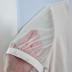 MADEWELL | L | Sheer Sleeves!
